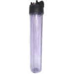 Transparent 20 Inch Filter Housing – 1/2 Inch In & Out