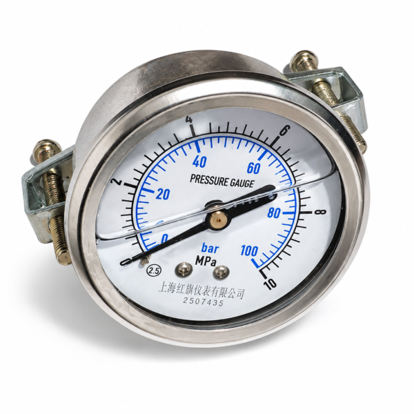 10 MPa (100 Bar) Panel Mount Pressure Gauge