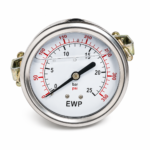25 Bar Panel Mount Pressure Gauge