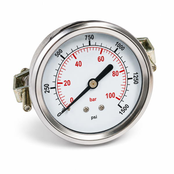 100 Bar Panel Mount Pressure Gauge