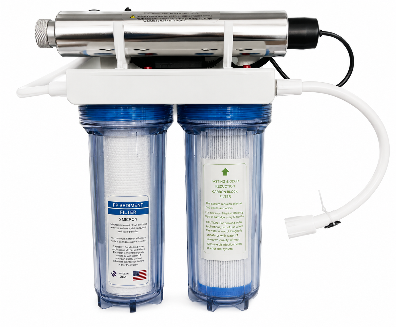 ChatGPT Image Aug 3, 2026, 11_28_42 AM 10 inch PP , GAC and 2 GPM UV sterilizer system - Image 1