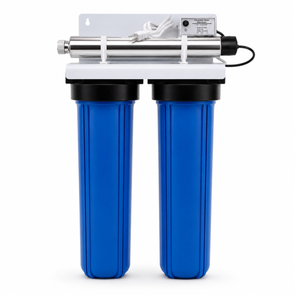 20 inch PP , GAC and  4 GPM UV sterilizer system