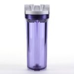 Transparent 10 Inch Filter Housing – 1/4 Inch In & Out